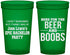 Custom Bachelor Party 22 oz Translucent Cups - Beer And Boobs | 40039