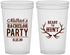 Custom Bachelor Party 22 oz Translucent Cups - Ready To Hunt | 40044