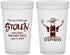 Custom Bachelor Party 22 oz Translucent Cups - Stolen | 40049