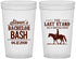 Custom Bachelor Party 22 oz Translucent Cups - The Last Stand | 40050