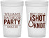 Custom Bachelor Party 22 oz Translucent Cups - Buy Him A Shot | 40051