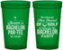 Custom Bachelor Party 22 oz Translucent Cups - Golf | 40052