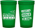 Custom Bachelor Party 22 oz Translucent Cups - Golf | 40055