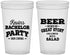 Custom Bachelor Party 22 oz Translucent Cups - Great Story | 40057