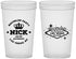 Custom Bachelor Party 22 oz Translucent Cups - Last Vegas | 40059