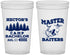 Custom Bachelor Party 22 oz Translucent Cups - Fishing | 40081