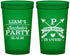 Custom Bachelor Party 22 oz Translucent Cups - Hunt Is Over | 40082
