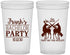 Custom Bachelor Party 22 oz Translucent Cups - Hunting | 40083