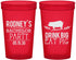 Custom Bachelor Party 22 oz Translucent Cups - Bbq | 40088