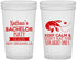 Custom Bachelor Party 22 oz Translucent Cups - Crawfish Boil | 40094