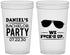 Custom Bachelor Party 22 oz Translucent Cups - We Fucked Up | 40099