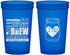 Custom Wedding 22 oz Translucent Cups - Something Old Something New | 401