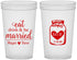 Custom Wedding 22 oz Translucent Cups - Mason Jar | 415