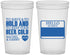 Custom Wedding 22 oz Translucent Cups - Hello My Name Is | 418