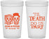 Custom Wedding 22 oz Translucent Cups - Til Death Do Us Part | 441