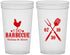 Custom Wedding 22 oz Translucent Cups - I Do Barbecue Bbq | 445