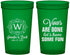 Custom Wedding 22 oz Translucent Cups - Vows Are Done Have Fun | 460