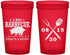 Custom Wedding 22 oz Translucent Cups - I Do Barbecue Bbq | 473