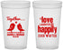 Custom Wedding 22 oz Translucent Cups - Happily Ever After | 480