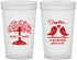 Custom Wedding 22 oz Translucent Cups - Love Birds | 481