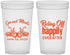 Custom Wedding 22 oz Translucent Cups - Motorcycle | 493
