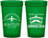 Custom Wedding 22 oz Translucent Cups - Destination | 496