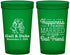 Custom Wedding 22 oz Translucent Cups - Best Friend | 499