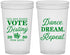 Custom Prom 22 oz Translucent Cups - Queen Vote | 50016