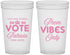 Custom Prom 22 oz Translucent Cups - Queen Vote | 50017