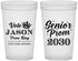 Custom Prom 22 oz Translucent Cups - King Vote | 50019