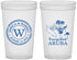 Custom Wedding 22 oz Translucent Cups - Aruba | 505