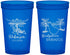 Custom Wedding 22 oz Translucent Cups - Barbados | 509