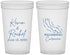 Custom Wedding 22 oz Translucent Cups - Curacao | 520