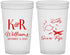 Custom Wedding 22 oz Translucent Cups - Fiji | 524