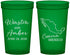 Custom Wedding 22 oz Translucent Cups - Mexico | 534