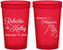 Custom Wedding 22 oz Translucent Cups - Philippines | 536
