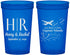 Custom Wedding 22 oz Translucent Cups - Cayman Island | 544