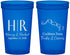 Custom Wedding 22 oz Translucent Cups - Turks And Caicos | 546