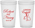Custom Wedding 22 oz Translucent Cups - England | 548