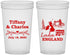 Custom Wedding 22 oz Translucent Cups - England | 549