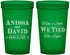 Custom Wedding 22 oz Translucent Cups - Take A Shot We Tied The Knot | 551
