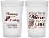 Custom Wedding 22 oz Translucent Cups - I Walk The Line | 555