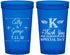 Custom Wedding 22 oz Translucent Cups - Monogram | 556