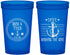 Custom Wedding 22 oz Translucent Cups - Anchor The Soul | 558
