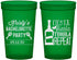 Custom Bachelorette 22 oz Translucent Cups - Fiesta Siesta Tequila Repeat | 60002