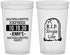 Custom Bachelorette 22 oz Translucent Cups - Rip Single Life | 60014