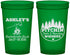 Custom Bachelorette 22 oz Translucent Cups - Camping | 60018