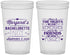 Custom Bachelorette 22 oz Translucent Cups - Nights Remember | 60034