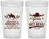 Custom Bachelorette 22 oz Translucent Cups - Its About To Get Real | 60043