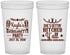 Custom Bachelorette 22 oz Translucent Cups - Getting Hitched Yall | 60047